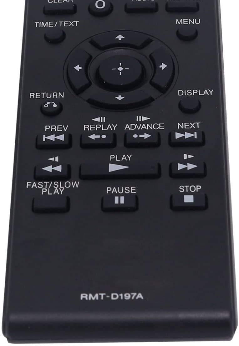 RMT-D197A Remote Control Replacement for Sony DVD Player