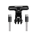 GUB Bike Camera Mount,Aluminium Bicycle Stem Front Camera Holder Mount Universal for GoPro Garmin Xiaomi SJCAM Action Camera (BLACK09)