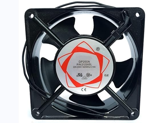 Ailsa Hexi DP200A 2123XSL AC220/240V 0.14A 120x120x38mm 2-Wire Cooling Fan