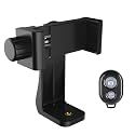 AFAITH Cell Phone Tripod Mount with Remote, Phone Holder Adapter Selfie Monopod with Adjustable Clamp for iPhone 16 15 14 13 12 11 Max Pro Phone X XR