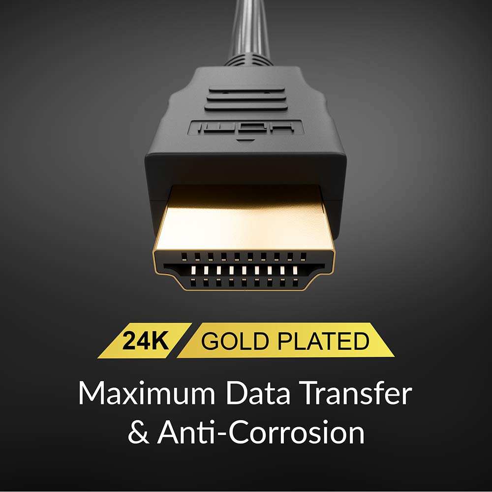 Cable Leader High Speed HDMI Cable with Ethernet 28 AWG (3 Foot (1 Pack))