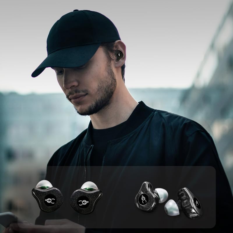 Sabbat E12 Ultra Wireless Earbuds Bluetooth 5.2, HiFi Stereo Sound with Deep Bass&Crystal Clear Treble, ENC Noise Cancelling Mic, Secure In-Ear Fit…