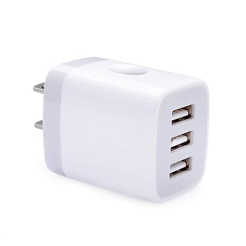 Fast Charging Block,USB Plug Wall Charging Adapters 3.1A Multiple Wall Charger Box Cube Brick for Samsung Galaxy S26 S25 S24 S23 Ultra A17 A16 A15 A14