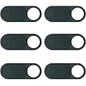 LUC Webcam Cover Slide, 6 Pack Ultra-Thin Laptop Web Camera Cover, Compatible with MacBook, Laptop, PC, Computer, iMac, iPad, Protect Privacy