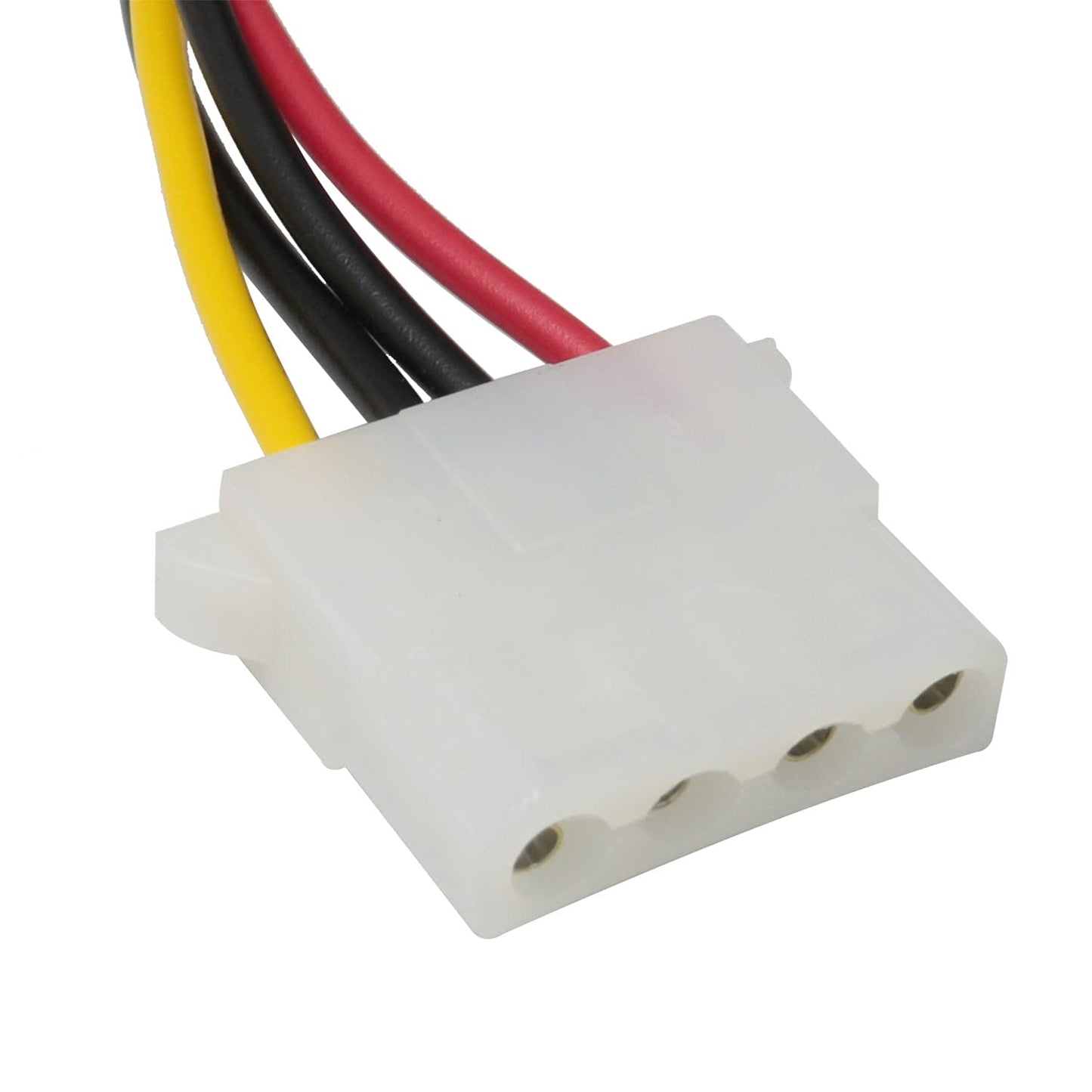SJZBIN SATA Power Cable Adapter 3PCS 8Inch SATA 15 Pin Male to Molex LP4 Female Power Cable