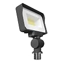 RAB X34 Series Adjustable LED Flood Light - Selectable Wattage & CCT, Outdoor Commercial Fixture (Available in Bronze or White) (Bronze)