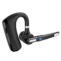 MQQC Bluetooth Headset V5.0, Wireless Bluetooth Earpiece 24Hrs HD Calling,CVC8.0 Dual Mic Noise Cancelling, Hands-Free Bluetooth Earphone
