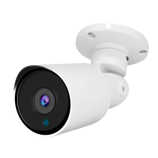 Tennoz 5MP PoE IP Bullet Camera Outdoor, H.265 PoE IP Security Camera with 2.8mm Lens, 80ft Night Vision, 105° Wide Angle, Compatible with Third-Party