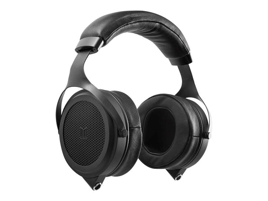 Monolith M1570 Over Ear Open Back Balanced Planar Headphones - with Plush, Padded Headband, Removable Earpads, Low Distortion for Studio, Black