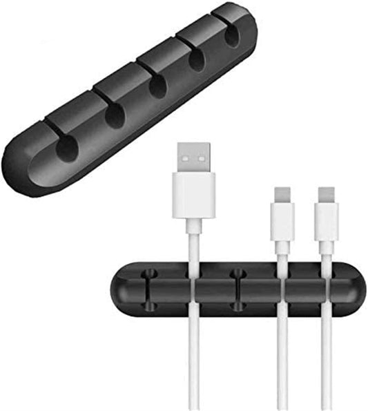 Cable Clips Cord Management Organizer, Adhesive Hooks, Wire Cord Holder for Power Cords and Charging Accessory Cables, Mouse Cable, PC, Office