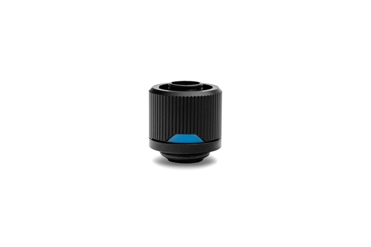 EKWB EK-Quantum Torque STC-10/16 Compression Fitting for Soft Tubing, 10/16mm (3/8" ID, 5/8" OD), Black, 4-Pack