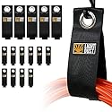 15PCS Heavy Duty Storage Straps - Garage Organization Tool Organizers and Fastening Straps - Cord Wrap Keeper, Cable Straps for Cords, Hoses, Rope