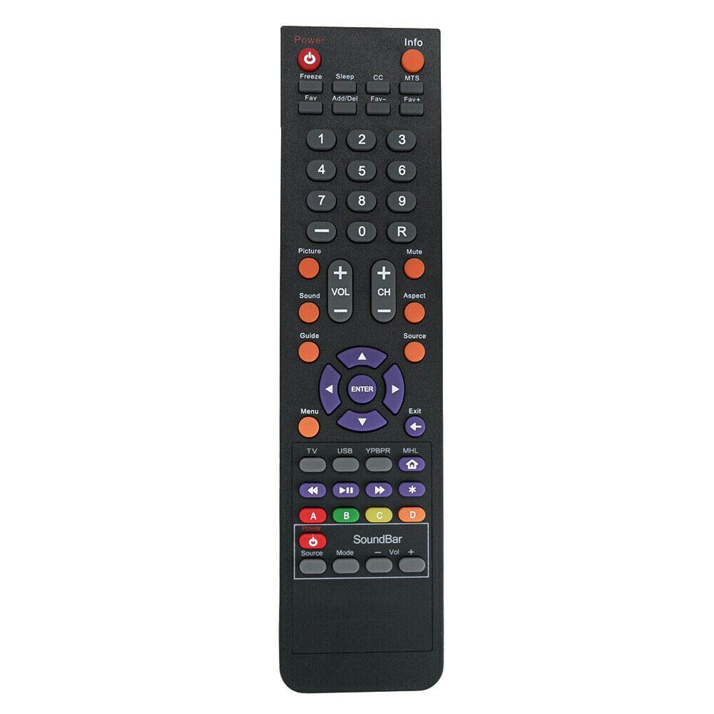Remote for Sceptre TV E205BV-SMQC E205BV-SMQCC E205BD-SMQC E325UD-MQR X322BV-MQR