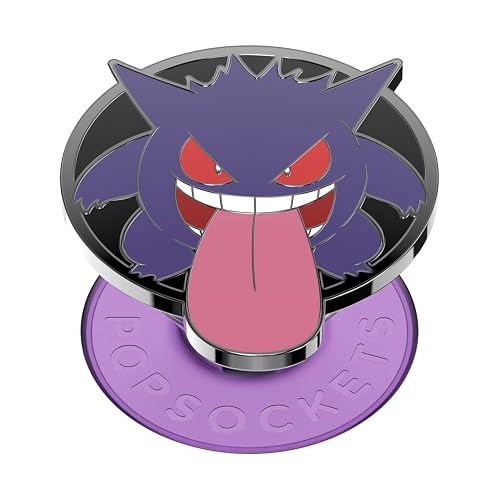 PopSockets Adhesive Phone Grip, Holder, Phone Stand, Pokemon - Gengar Night Shade