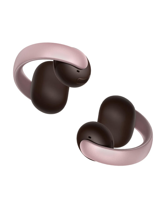 Soundcore AeroClip by Anker, Open-Ear Earbuds, Clip-On Headphones, Adaptive Comfort, Clear Calls with 4 Mics and AI, Stable Fit, 12mm Drivers