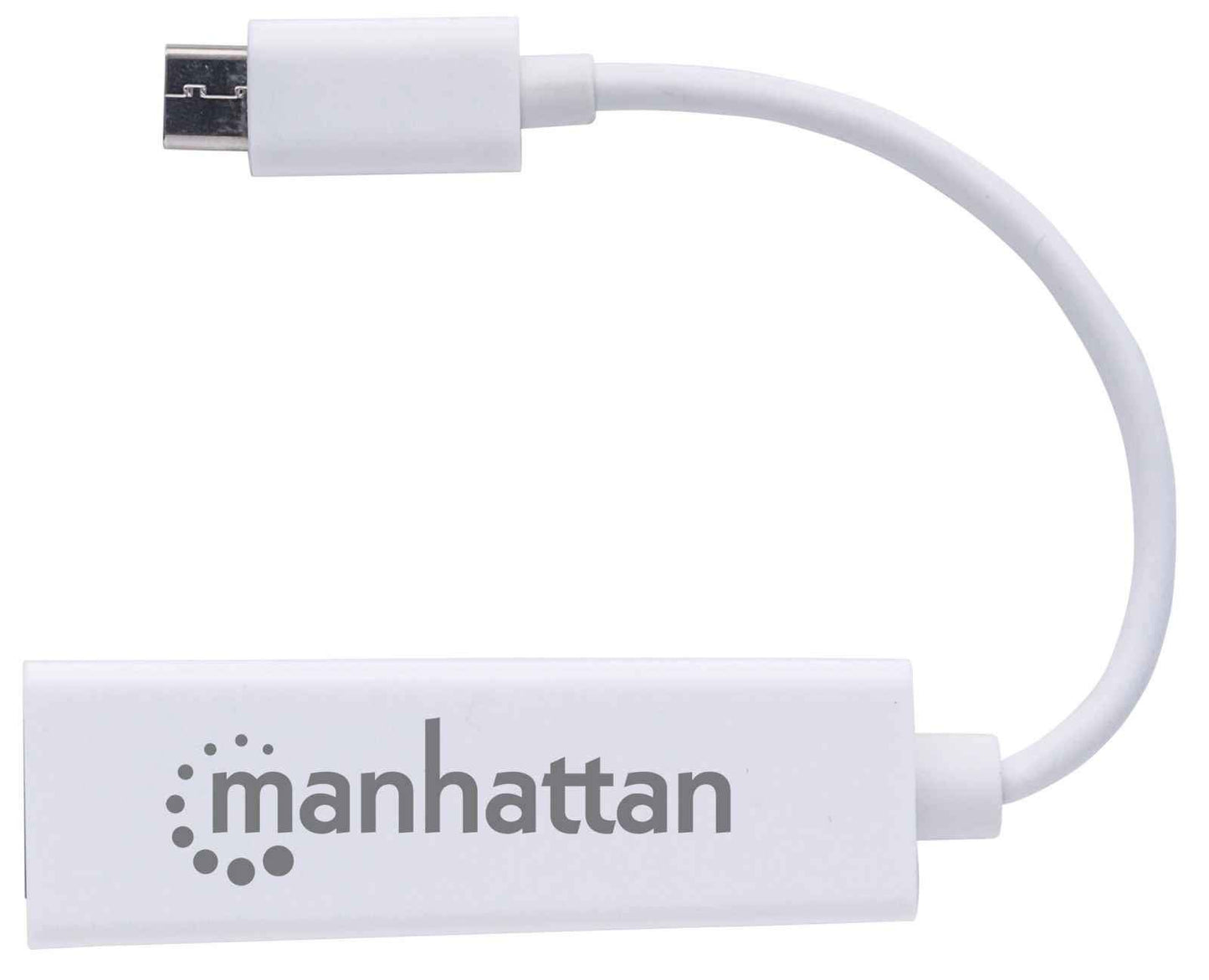 MANHATTAN USB Type-C to Gigabit Network Adapter - 5gbps, 10/100/1000 Mbps, 3.2 Gen 1-3 Yr Mfg Warranty - 507585