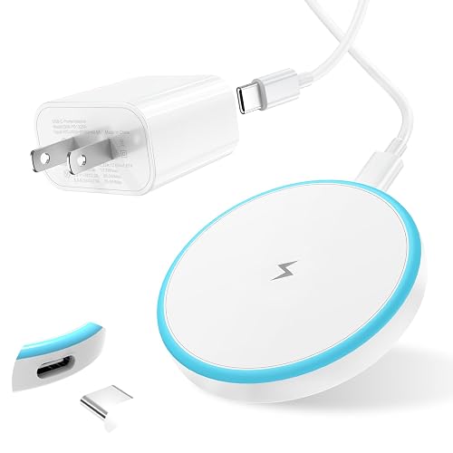Magnetic Wireless Charger for iPhone 16 15 14 13 12 Series/AirPods 3/2/Pro 2/Pro - with 20W Power Adapter, 15W Wireless Mag-Safe Charging Pad and 6 FT