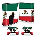 MightySkins Skin Compatible with X-Box 360 Xbox 360 S Console - Mexican Flag | Protective, Durable, and Unique Vinyl Decal wrap Cover | Easy to Apply