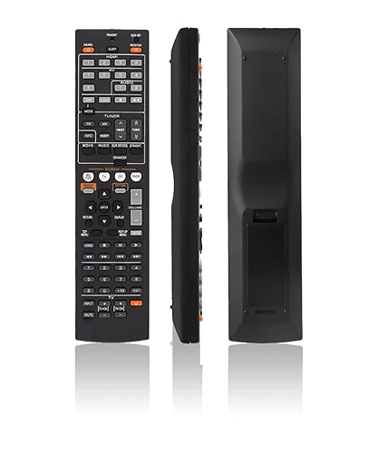 JISOWA Remote Control for Yamaha HTR-3063 RX-V471 YHT-597 HTR-4064 RX-V375 YHT-697 HTR-5066 RX-V565 HTR-6280 RX-V575 RX-A710 YHT-799U RX-V671 YHT-395
