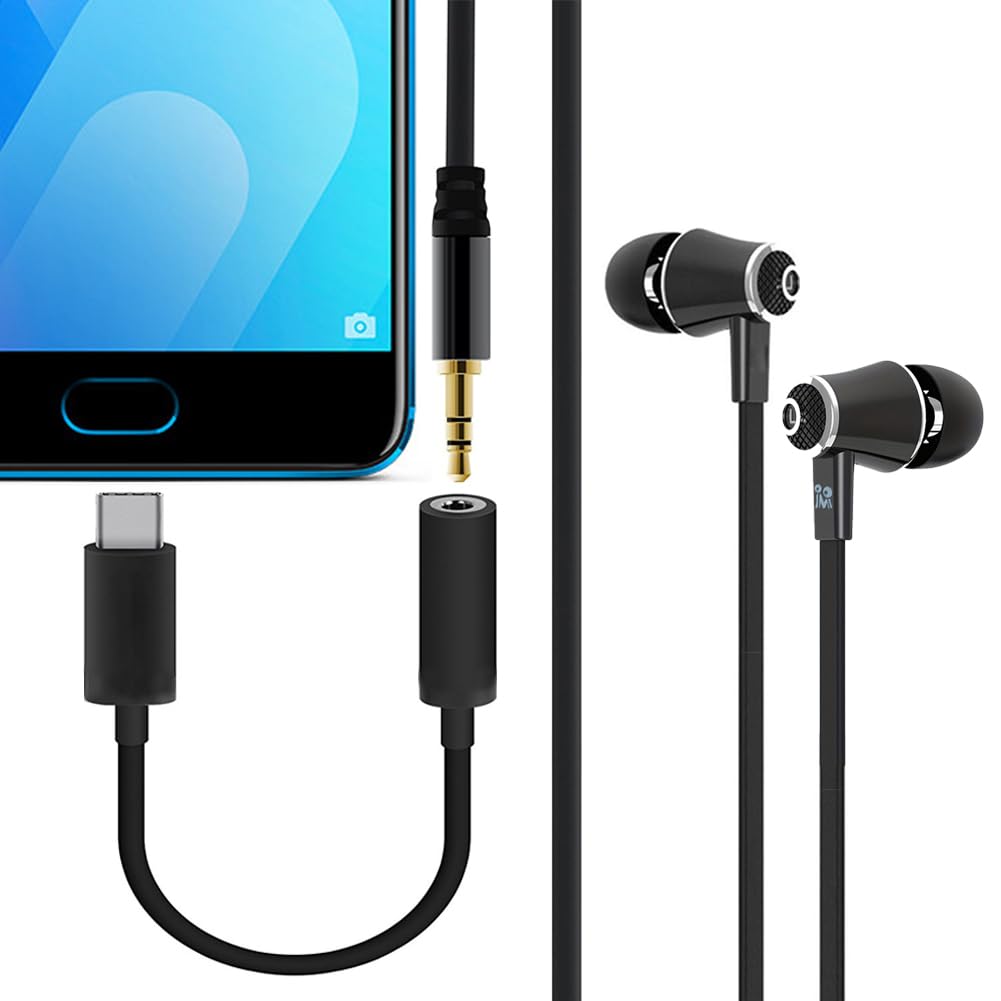 VANTIYAUS Earbuds for Kindle Fire,Earphone for Kindle eReaders, for Fire HD 8 HD 10(Made Before 2019) for Xperia XZ Premium/for Xperia XZs/ L1 in Ear…