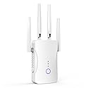 2026 WiFi Extender Signal Booster - 2.4GHz 300Mbps WiFi Booster for Home, Covers Up to 9999 Sq. Ft, Easy Setup, Ethernet Port & Access Point, Stable