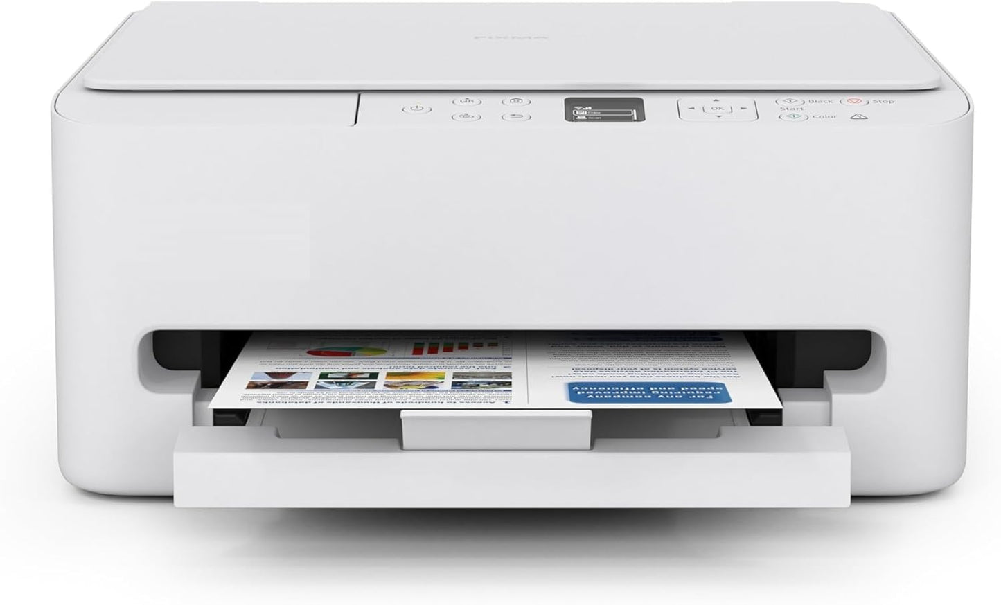E-Z Ink Consumer Electronics MFP 85A Color Printer with Scan, Copy and Auto 2-Sided Printing - Black, Medium