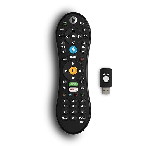 TiVo VOX Remote to Upgrade Roamio or Mini With Voice Search, Black (C00301)