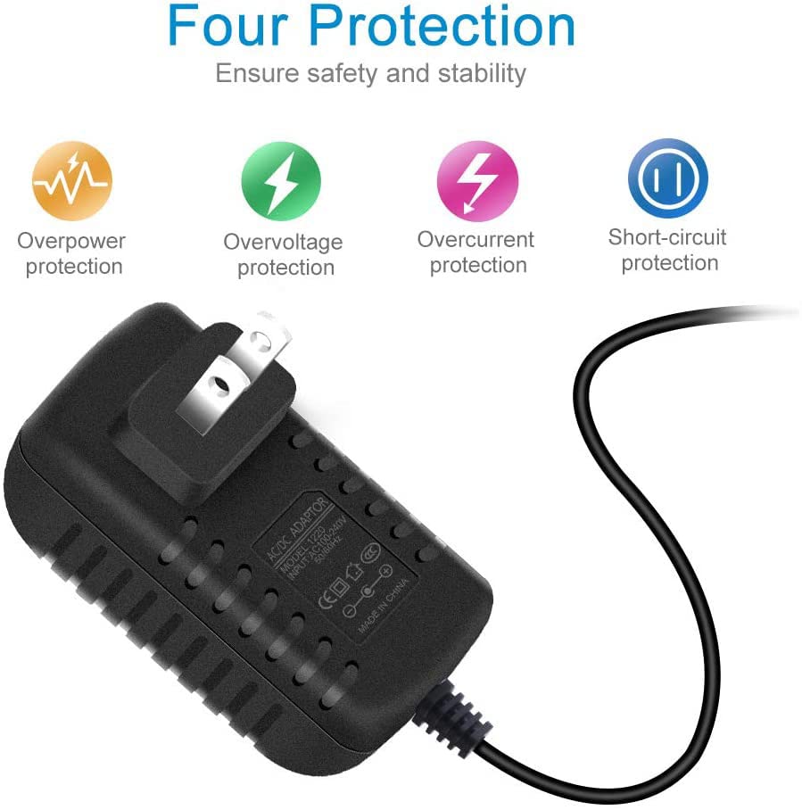 19V AC DC Adapter Power Cord Compatible with Lefant Robot Vacuum Cleaner M201 M210 Pro M200 M213 M300 M501 M520 T800 M571 Power Supply Charger