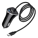 3.4A Car Charger Adapter for Samsung Galaxy S26 Ultra/S26/S25/S24 Ultra/S23/S22/S21 5G/S20/S9,Google Pixel 10a/9 Pro Fold/8Pro/8,iPhone 17e/17 Pro