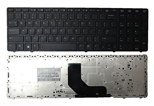 New Laptop Keyboard (Without thumbpointer) Replacement for HP ProBook 6560b 6565b 6570b 6575b US Layout Black Color