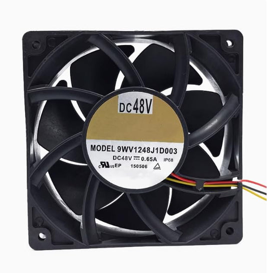 9WV1248J1D003 DC 48V 0.65A 120x120x38mm 3-Wire Cooling Fan