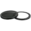 Steel Mesh 2 Piece Grill for 6 1/2 Speaker Black Sold Individually