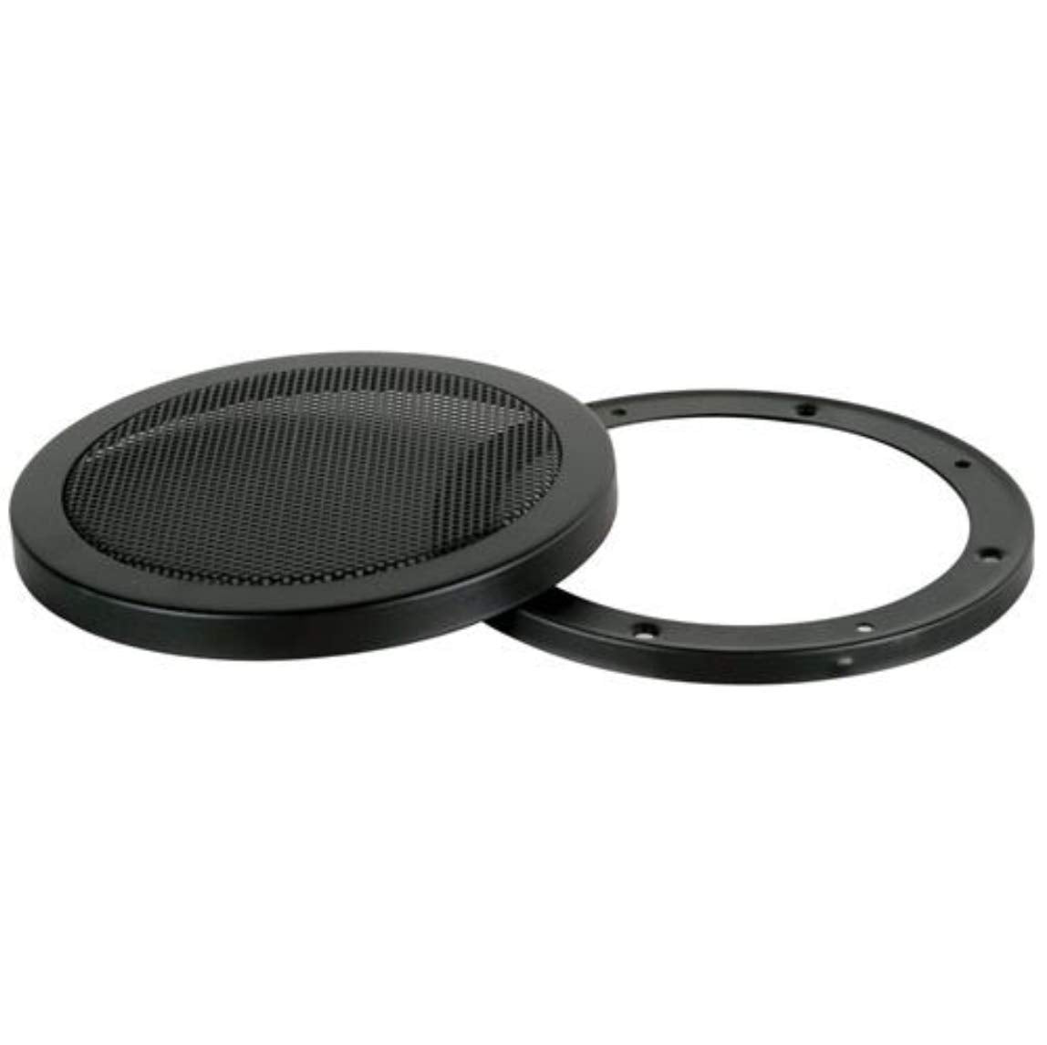 Steel Mesh 2 Piece Grill for 6 1/2 Speaker Black Sold Individually