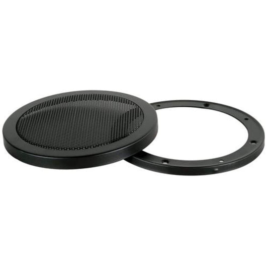 Steel Mesh 2 Piece Grill for 6 1/2 Speaker Black Sold Individually