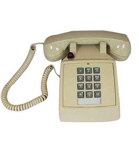 CORTELCO KELLOGG 2500 M-W Desk Mount Phone with Telephony Cords Ash with Vol Cntrl