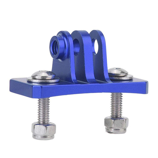 Serounder Skydiving Helmet Fixed Base Holder Adapter Mounts for 7/6/5/4/for/for XiaoYi/for OSMO Action Cameras(Blue)