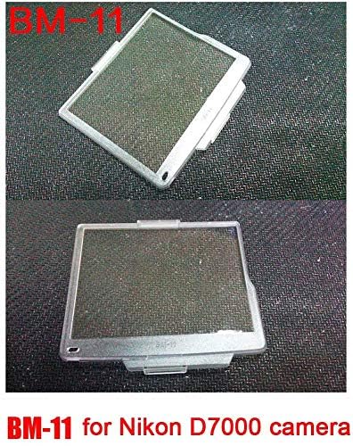 WH1916 D7000 LCD Screen Protective Cover for Nikon D7000 SLR Camera, Transparent ABS Screen Protector, Replace BM-11 [2-Pack]