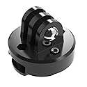 KOM Cycling Top Mount Adapter That Quarter Turn into Compatible Computer Mounts Such as The Garmin Edge or Wahoo - Great for mounting Cameras