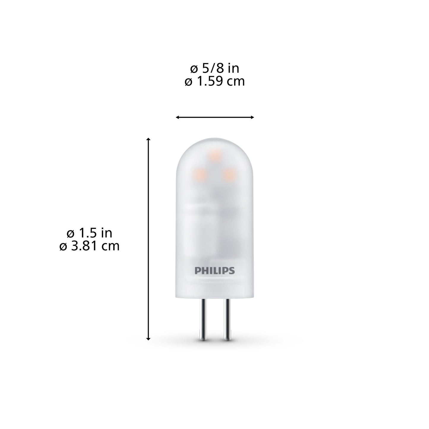 Philips 567198-2T3/G4/830/ND 12V 6/1PF LED Bi Pin Halogen Replacements