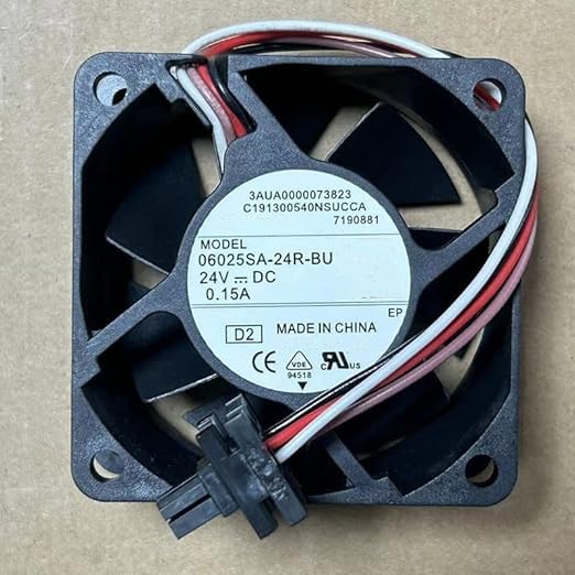 Ailsa Hexi 06025SA-24R-BU DC24V 0.15A 4-Wire 60x60x25mm Inverter Cooling Fan