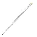 uxcell FM Radio Telescopic Antenna Replacement, 49cm 19.3" Length 6 Sections Universal Telescoping Antenna Aerial Stainless Steel for Portable AM