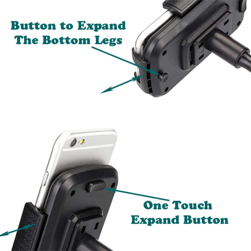 Cup Holder Car Mount for Galaxy A12 A32 A42 A51 A52 A71 A72 Phones - Swivel Cradle Gooseneck Compatible with Samsung Galaxy S20/S21/S22/S23 Plus Ultra