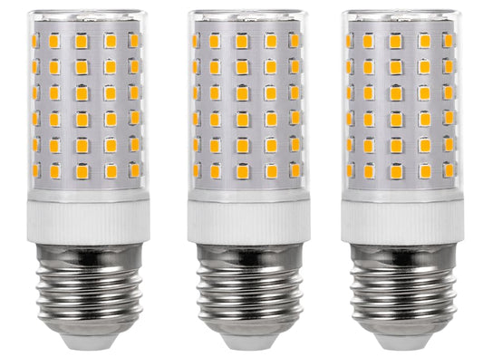 E26 LED Light Bulbs 10W (100W Halogen Equivalent) E26/E27 Medium Socket Base Warm White 3000K LED Corn Light for Ceiling Fan Chandelier Pendant