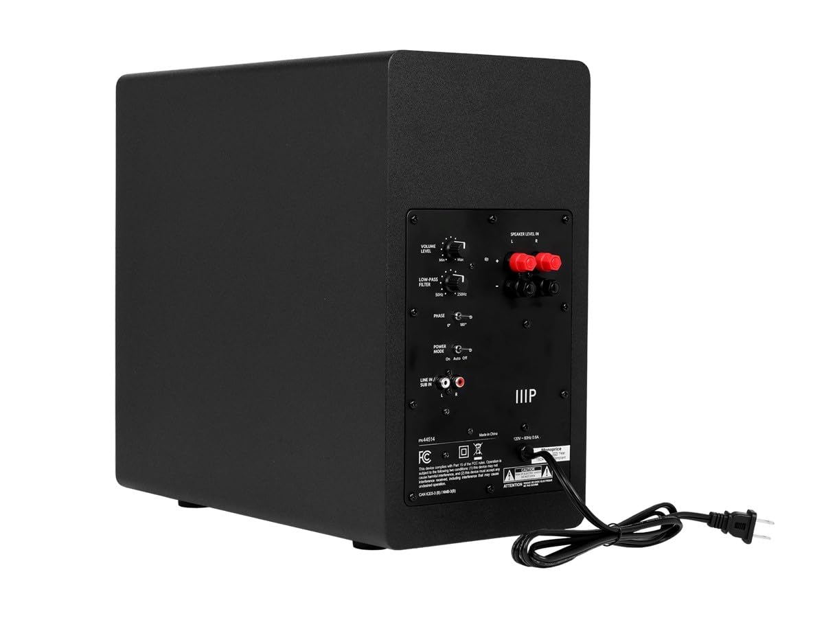 Monoprice CSW-8 8in 100 Watt Compact Subwoofer