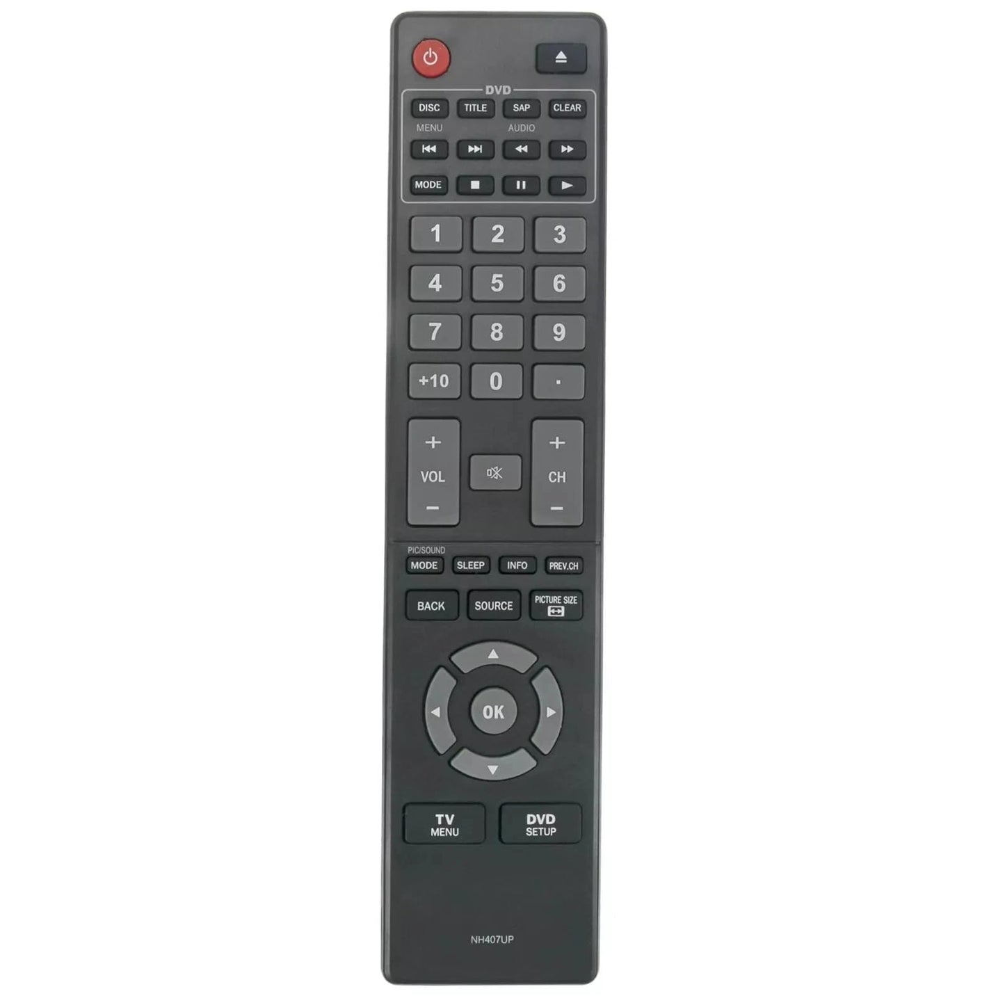 NH407UP Remote Control for Magnavox TV Remote Replacement 28MD304V 32MD304V 28MD403V 28MD304V/F7 28MD403V/F7 29MD403V/F7 32MD304V/F7