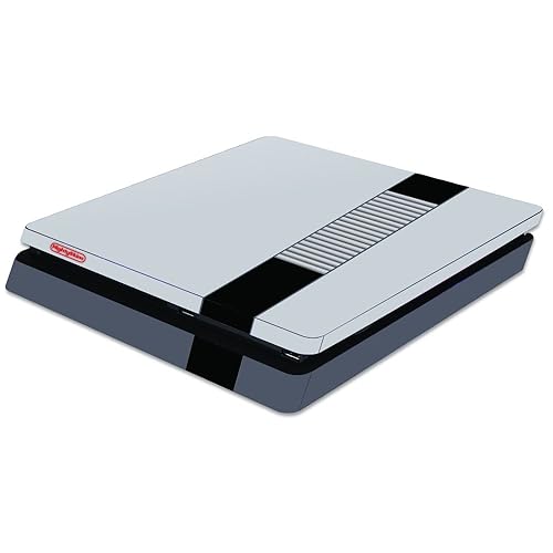MightySkins Skin Compatible with Sony Playstation 4 Slim PS4 wrap Cover Sticker Skins Old School