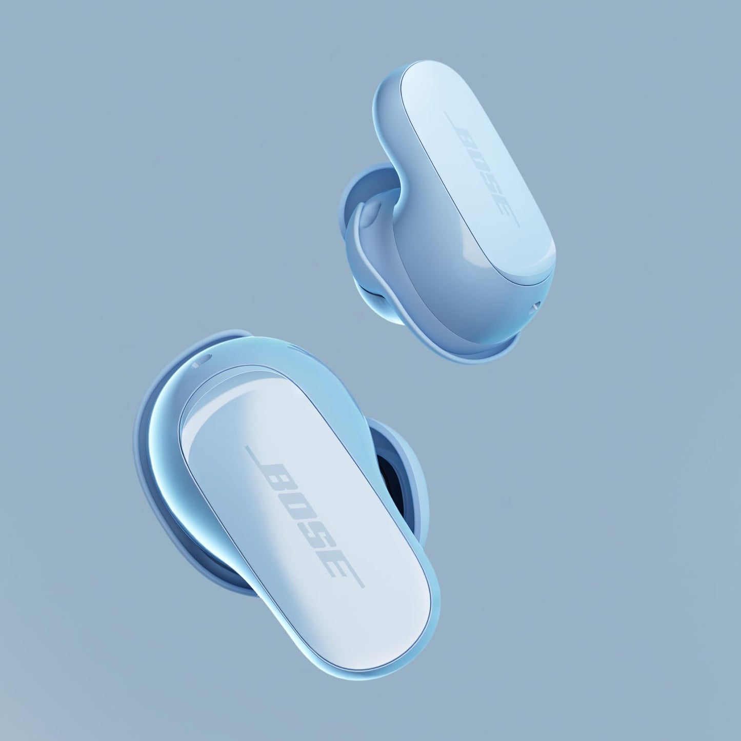 Bose QuietComfort Ultra Wireless Earbuds, Noise Cancelling, Bluetooth Earbuds with Spatial Audio and World-Class Noise Cancellation, Moonstone Blue