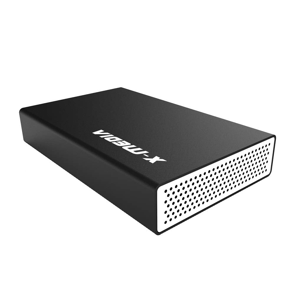 X-MEDIA XM-EN3451 V3 [Upgraded USB 3.0] 3.5-Inch IDE/PATA or SATA Aluminum Hard Disk Drive HDD External Enclosure Case | Support 3.5”