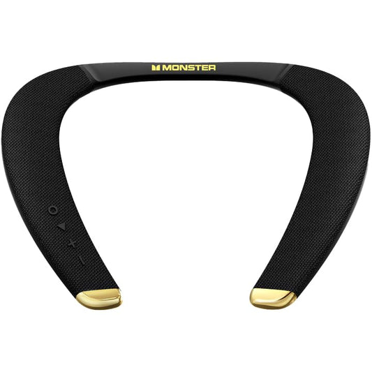 Monster Boomerang Petite Neckband Bluetooth Speakers, Neck Speaker with 15H Playtime, aptX High Fidelity 3D Stereo Sound, Low Latency, Built-in Mic