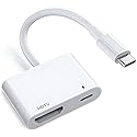 USB C to HDTV Adapter 4K@60Hz with 100W PD Fast Charging[MFi Certified], Compatible with iPhone 17/16/15 Pro Max, MacBook, iPad Pro, Galaxy S25